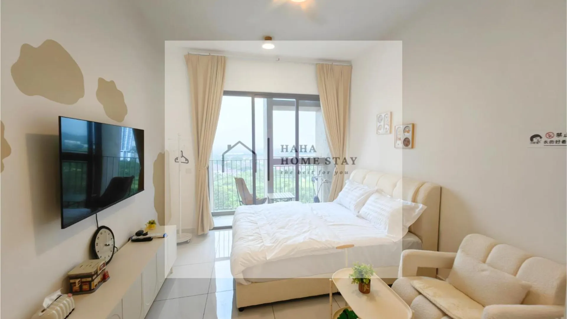 Bukit Indah Skytree Comfort Creamy Studio Apartment Johor Bahru Malaysia